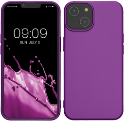 Husa Kwmobile pentru Apple iPhone 14 Violet Silicon KWM000022RV004C 