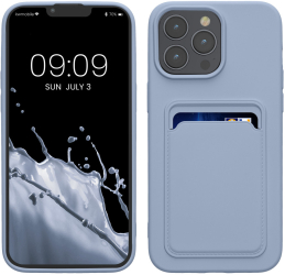 Husa Kwmobile pentru Apple iPhone 15 Pro Max Albastru Silicon 62020.108 