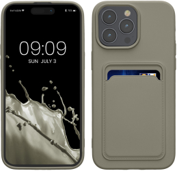 Husa Kwmobile pentru Apple iPhone 15 Pro Max Gri Silicon KWM000020EP011C 