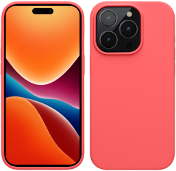 Husa Kwmobile pentru Apple iPhone 15 Pro Max Roz Silicon 61956.103
