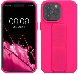 Husa Kwmobile pentru Apple iPhone 15 Pro Max Roz Silicon 62016.77 