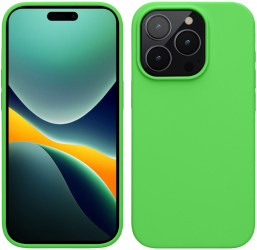 Husa Kwmobile pentru Apple iPhone 15 Pro Max Verde Silicon 61956.159 