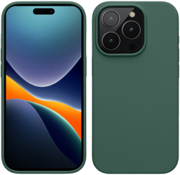 Husa Kwmobile pentru Apple iPhone 15 Pro Max Verde Silicon 61956.166 