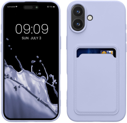 Husa Kwmobile pentru Apple iPhone 16 Plus Albastru Silicon KWM000022UG002C 