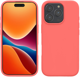 Husa Kwmobile pentru Apple iPhone 16 Pro Max Roz Silicon KWM000022TX006C 