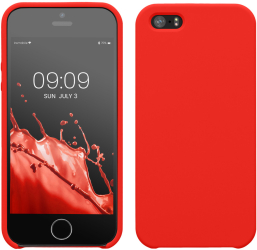 Husa Kwmobile pentru Apple iPhone 5/iPhone 5s/iPhone SE Rosu Silicon KWM000008GO104C 