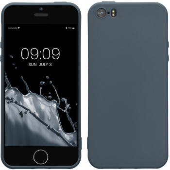 Husa Kwmobile pentru Apple iPhone 5/iPhone 5s/iPhone SE Verde inchis Silicon KWM000007UT017C 