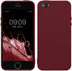 Husa Kwmobile pentru Apple iPhone 5/iPhone 5s/iPhone SE Violet Silicon KWM000007UT014C 