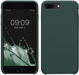 Husa Kwmobile pentru Apple iPhone 8 Plus/iPhone 7 Plus Verde Silicon KWM0000087L105C