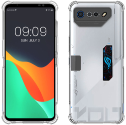 Husa Kwmobile pentru Asus ROG Phone 7 Ultimate Transparent Silicon 61512.03 