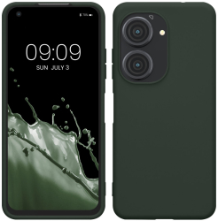 Husa Kwmobile pentru Asus Zenfone 10/Zenfone 9 Verde inchis Silicon KWM0000171G008C 