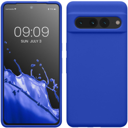 Husa Kwmobile pentru Google Pixel 7 Pro Albastru Silicon KWM0000171J039C 