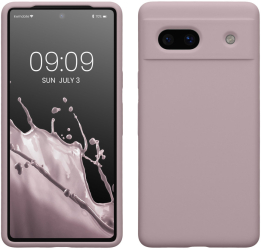 Husa Kwmobile pentru Google Pixel 7a Mov deschis Silicon KWM000019YE047C 