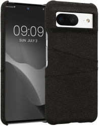 Husa Kwmobile pentru Google Pixel 8 Gri inchis Textil/Plastic 61883.19 