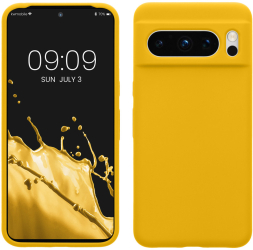 Husa Kwmobile pentru Google Pixel 8 Pro Galben Silicon 61854.165 