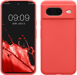 Husa Kwmobile pentru Google Pixel 8 Rosu Silicon KWM000020JF035C 