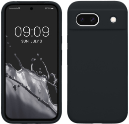Husa Kwmobile pentru Google Pixel 8a Albastru inchis Silicon KWM000020KQ026C 