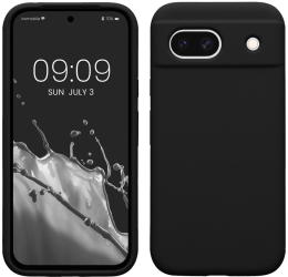 Husa Kwmobile pentru Google Pixel 8a Negru Silicon KWM000020KQ008C 
