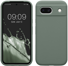 Husa Kwmobile pentru Google Pixel 8a Verde Silicon KWM000020KQ037C 