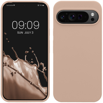 Husa Kwmobile pentru Google Pixel 9 Pro XL Roz deschis Silicon KWM000020PV029C 