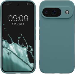Husa Kwmobile pentru Google Pixel 9 Verde deschis Silicon KWM000020PG017C 