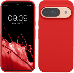 Husa Kwmobile pentru Google Pixel 9/Pixel 9 Pro Rosu Silicon KWM000020PI034C 
