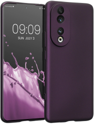 Husa Kwmobile pentru Honor 90 5G Violet inchis Silicon 61743.115 