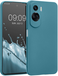 Husa Kwmobile pentru Honor 90 Lite Albastru Silicon 61745.251 