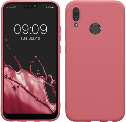 Husa Kwmobile pentru Huawei P20 Lite Roz inchis Silicon KWM000008RT028C 