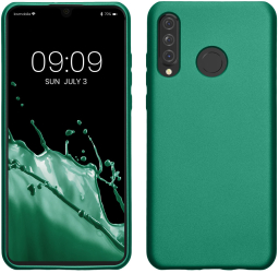 Husa Kwmobile pentru Huawei P30 Lite Verde Silicon KWM000009NH068C 