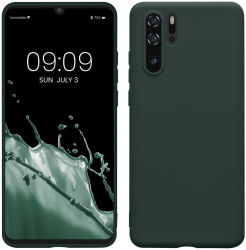 Husa Kwmobile pentru Huawei P30 Pro Verde inchis Silicon KWM000009MI017C 