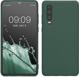 Husa Kwmobile pentru Huawei P30 Verde Silicon KWM000009MF021C 