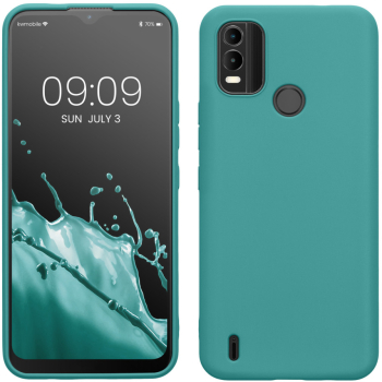 Husa Kwmobile pentru Nokia C21 Plus Albastru Silicon 61460.57 