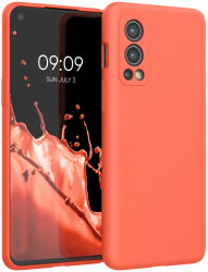 Husa Kwmobile pentru OnePlus Nord 2 5G Roz Silicon KWM000013UZ039C 