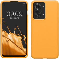 Husa Kwmobile pentru OnePlus Nord 2T Portocaliu Silicon KWM000016CQ021C 