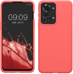 Husa Kwmobile pentru OnePlus Nord 2T Roz Silicon KWM000016CQ024C 