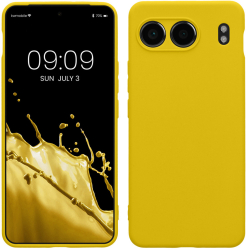 Husa Kwmobile pentru OnePlus Nord 4 Galben Silicon KWM000022VI007C 