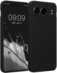 Husa Kwmobile pentru OnePlus Nord 4 Negru Silicon KWM000022VH001C 
