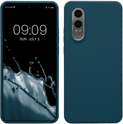 Husa Kwmobile pentru OnePlus Nord CE4 Lite Albastru Silicon KWM000022UZ003C 