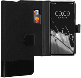 Husa Kwmobile pentru OnePlus Nord CE4 Lite Negru Textil/Silicon KWM000022VB001C 
