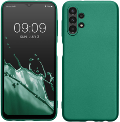 Husa Kwmobile pentru Samsung Galaxy A13 Verde Silicon KWM000015KX019C 