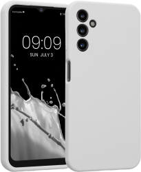 Husa Kwmobile pentru Samsung Galaxy A14 5G Alb Silicon 60808.48 
