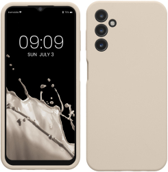 Husa Kwmobile pentru Samsung Galaxy A14 5G Crem Silicon KWM000018GD046C 