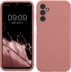 Husa Kwmobile pentru Samsung Galaxy A14 5G Roz Silicon KWM000018GD047C 