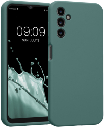 Husa Kwmobile pentru Samsung Galaxy A14 5G Verde deschis Silicon 60808.207 