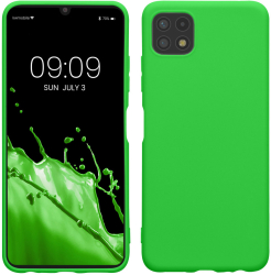 Husa Kwmobile pentru Samsung Galaxy A22 5G Verde Silicon KWM0000138D043C 