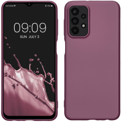Husa Kwmobile pentru Samsung Galaxy A23/Galaxy A23 5G Albastru Silicon 57955.23 