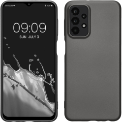 Husa Kwmobile pentru Samsung Galaxy A23/Galaxy A23 5G Gri Silicon 57955.232