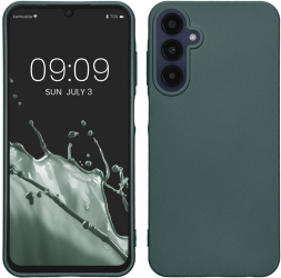 Husa Kwmobile pentru Samsung Galaxy A25 Verde Silicon KWM000021MZ008C 