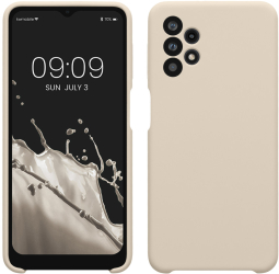 Husa Kwmobile pentru Samsung Galaxy A32 5G Crem Silicon KWM000012IW054C 